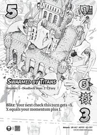 Swarmed by Titans (Alternate Art)