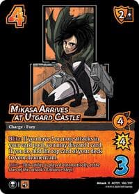 Mikasa Arrives at Utgard Castle