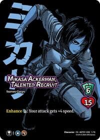 Mikasa Ackerman, Talented Recruit (CD2)