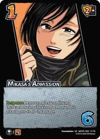 Mikasa's Admission (CD2)