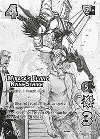 Mikasa's Flying Knee Strike (Alternate Art)