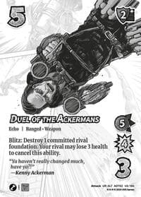 Duel of the Ackermans (Alternate Art)