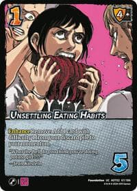 Unsettling Eating Habits