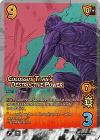 Colossus Titan's Destructive Power // Bertolt's Devotion