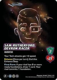 Sam Rutherford, Devron Racer (Alternate Art)