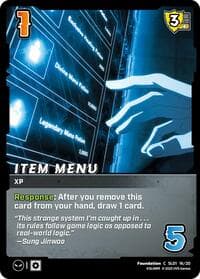 Item Menu