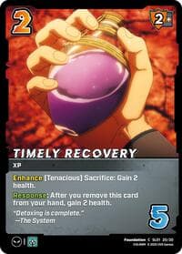 Timely Recovery