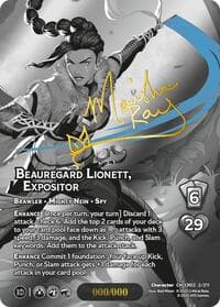 Beauregard Lionett, Expositor (Serial Numbered)