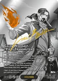 Caleb Widogast, Fiery Transmuter (Serial Numbered)