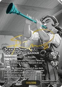 Scanlan Shorthalt, Devious Troubadour (Serial Numbered)