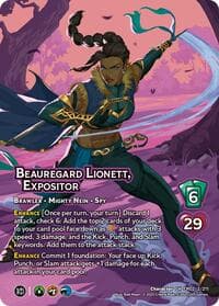 Beauregard Lionett, Expositor