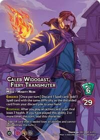 Caleb Widogast, Fiery Transmuter