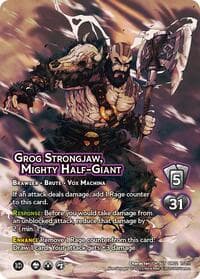 Grog Strongjaw, Mighty Half-Giant (Alternate Art)
