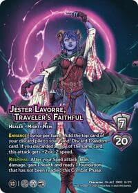 Jester Lavorre, Traveler's Faithful (Alternate Art)
