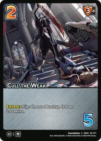 Cull the Weak