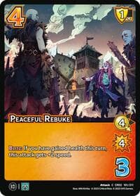 Peaceful Rebuke
