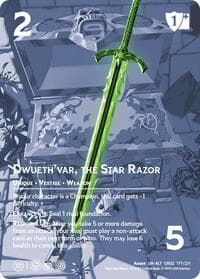 Dwueth'var, Star Razor (Alternate Art)