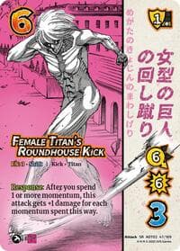 Female Titan's Roundhouse Kick // Annie's Contemplations
