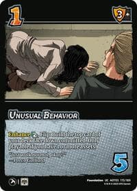 Unusual Behavior