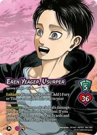 Eren Yeager, Usurper // Attack Titan, Finale (Alternate Art)