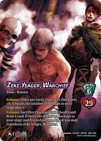Zeke Yeager, Warchief // Beast Titan, Finale (Alternate Art)