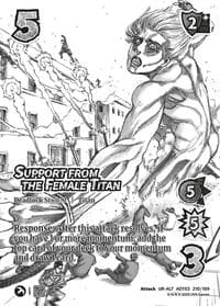 Support from the Female Titan (Alternate Art)