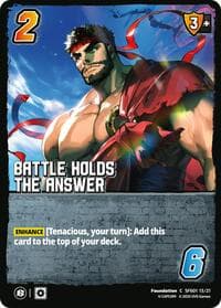Battle Holds the Answer