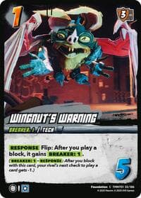 Wingnut's Warning