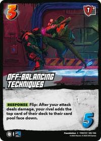 Off-Balancing Techniques