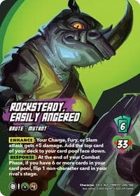 Rocksteady, Easily Angered (Alternate Art)