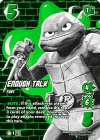 Enough Talk (Alternate Art)