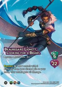 Beauregard Lionett, Looking for a Brawl