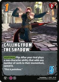 CALLING FROM THE SHADOW