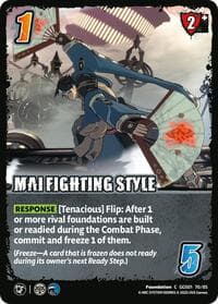 MAI FIGHTING STYLE