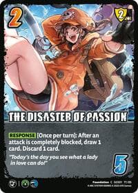 THE DISASTER OF PASSION