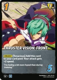 Thruster Vision: Front
