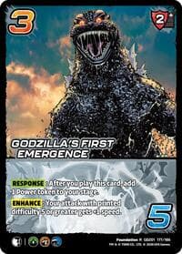 Godzilla's First Emergence