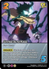 Giving in to Rage