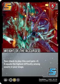 Weight of the Accursed