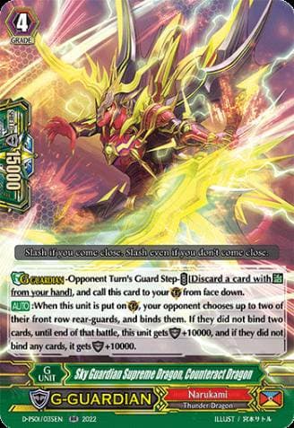 Sky Guardian Supreme Dragon, Counteract Dragon