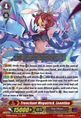 Trenchant Megatrick, Leontina