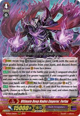 Ultimate Deep Hades Emperor, Forfax