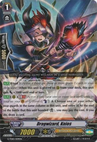 Dragwizard, Knies