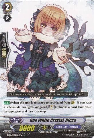 Duo White Crystal, Ricca