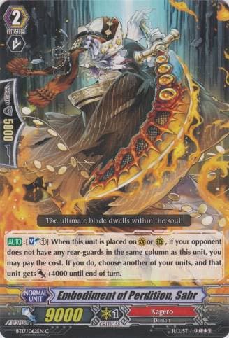 Embodiment of Perdition, Sahr