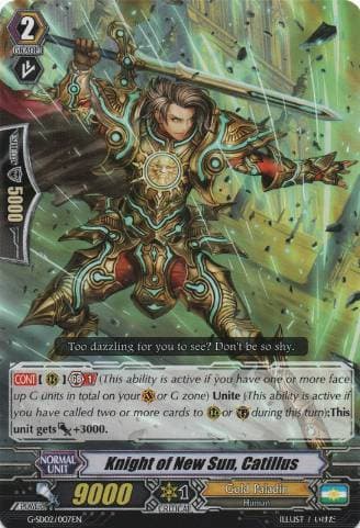 Knight of New Sun, Catillus