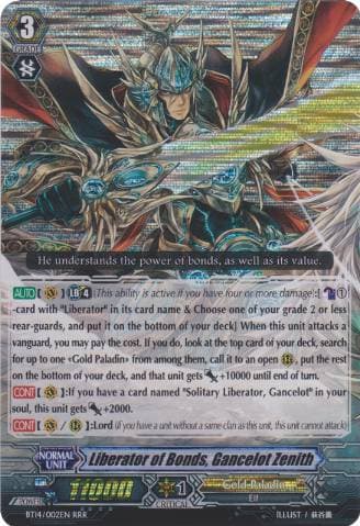 Liberator of Bonds, Gancelot Zenith