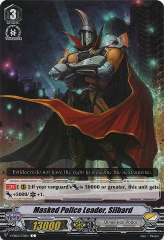 Masked Police Leader, Silbard