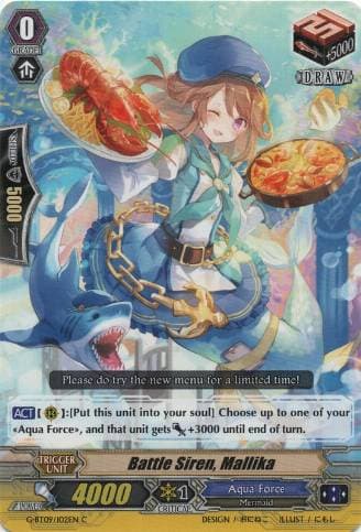 Battle Siren, Mallika