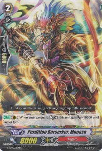 Perdition Berserker, Manasa